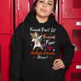 Friends Dont Let Friends Fight Multiple Sclerosis Alone Unicorn Orange Ribbon Multiple Sclerosis Multiple Sclerosis Awareness Women Hoodie Funny Gifts