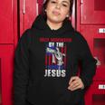 Fully Vaccinated By The Blood Of Jesus Christian USA Flag V2 Women Hoodie Unique Gifts