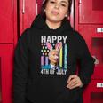 Funny Biden Happy 4Th Of July Confused Easter Biden Bunny Women Hoodie Unique Gifts