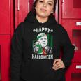 Funny Leprechaun Biden Happy Halloween For St Patricks Day Women Hoodie Funny Gifts