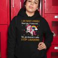 Funny Unicorn Kind Rainbow Graphic Plus Size Women Hoodie Unique Gifts