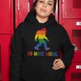 Gay Pride Support - Sasquatch No More Hiding - Lgbtq Ally Women Hoodie Unique Gifts