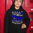 Gerd Doesnt Come With A Manual It Comes With A Family Who Never Gives Up Periwinkle Blue Ribbon Gastroesophageal Reflux Disease Gerd Awareness Women Hoodie Funny Gifts