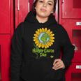 Happy Earth Day Every Day Sunflower Kids Teachers Earth Day Women Hoodie Funny Gifts