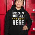 Have No Fear Flickinger Is Here Name Women Hoodie Unique Gifts