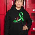 Hippie Dragonfly Green Ribbon Kidney Disease Awareness Women Hoodie Funny Gifts