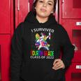 I Survived Fourth Grade Class Of 2022 Graduate Unicorn Women Hoodie Unique Gifts