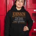 Johnson Name Gift Johnson The Man The Myth The Legend Women Hoodie Funny Gifts