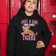 Just A Girl Who Loves Tigers Cute Kawaii Tiger Animal Women Hoodie Unique Gifts