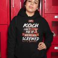 Koch Name Gift If Koch Cant Fix It Were All Screwed Women Hoodie Funny Gifts