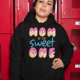 Mom Of Sweet One First Birthday Party Matching Family Donut Women Hoodie Funny Gifts