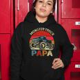 Monster Truck Papa Matching Family Birthday Party Women Hoodie Unique Gifts