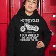 Motorcycles When Four Wheels Cage Is 461 Shirt Women Hoodie Funny Gifts