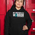 My Brother Is A Warrior Tourette Syndrome Awareness Women Hoodie Unique Gifts