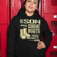 My Son Wears Combat Boots Proud 691 Shirt Women Hoodie Funny Gifts