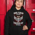 Nilsen Blood Runs Through My Veins Name Women Hoodie Unique Gifts