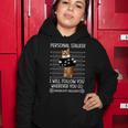 Personal Stalker Corgi Women Hoodie Unique Gifts