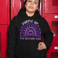 Purple Up For Military Kids Rainbow Military Child Month V2 Women Hoodie Funny Gifts
