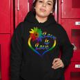 Rainbow Sunflower Love Is Love Lgbt Gay Lesbian Pride V2 Women Hoodie Unique Gifts