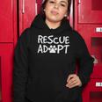 Rescue Adopt Animal Adoption Foster Shelter Women Hoodie Unique Gifts