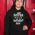 Sister Of The Birthday Boy Dog Lover Party Puppy Theme Women Hoodie Unique Gifts