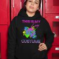 This Is My Lazy 80S Costume Rad Eighties Halloween Costume Women Hoodie Funny Gifts