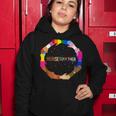 We Rise Together Lgbt-Q Pride Social Justice Equality Ally Women Hoodie Funny Gifts