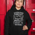 Weekend Forecast Mountain Camper 11 Shirt Women Hoodie Funny Gifts