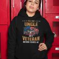 Womens Im A Dad Uncle And A Veteran Fathers Day Fun 4Th Of July Women Hoodie Funny Gifts