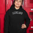 Womens Vintage Cleveland Distressed Cle Women Hoodie Unique Gifts