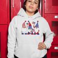 4Th Of July 2022 Patriotic Gnomes Funny American Usa Women Hoodie Unique Gifts