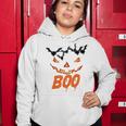 Boo Scary Pumpkin Face Women Hoodie Funny Gifts