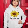 Brain Aneurysm Awareness Faith Hope Love Women Hoodie Funny Gifts