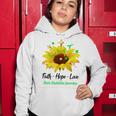 Brain Disabilities Awareness Faith Hope Love Women Hoodie Funny Gifts