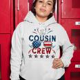 Cousin Crew 4Th Of July Patriotic American Family Matching V3 Women Hoodie Funny Gifts