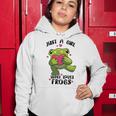 Cute Frog Just A Girl Who Loves Frogs Funny Frog Lover Gift For Girl Frog Lover Women Hoodie Funny Gifts