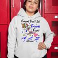 Friends Dont Let Friends Fight Als Alone Unicorn Blue Ribbon Amyotrophic Lateral Sclerosis Support Als Awareness Women Hoodie Funny Gifts