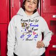 Friends Dont Let Friends Fight Chronic Fatigue Syndrome Cfs Alone Unicorn Blue Ribbon Chronic Fatigue Syndrome Support Cfs Awareness Women Hoodie Funny Gifts