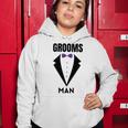 Groomsman Grooms Squad Stag Party Friends Themed Women Hoodie Funny Gifts