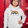 Love Wins Lgbt Kawaii Cute Anime Rainbow Flag Pocket Design Women Hoodie Unique Gifts