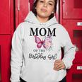 Mom 1St First Birthday Matching Family Butterfly Floral Women Hoodie Funny Gifts