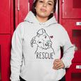 Rescue Dog Pitbull Rescue Mom Adopt Dont Shop Pittie Raglan Baseball Tee Women Hoodie Personalized Gifts