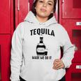 Tequila Made Me Do It Cute Funny Gift Women Hoodie Unique Gifts