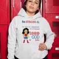 Womens Superhero Christian Be Strong And Courageous Joshua 19 Gift Women Hoodie Unique Gifts