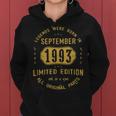 1993 September Birthday Gift 1993 September Limited Edition Women Hoodie