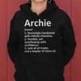 Archie Definition Personalized Name Funny Birthday Gift Idea Women Hoodie
