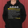 Arias Name Gift Arias Facts Women Hoodie
