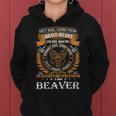 Beaver Name Gift Beaver Brave Heart Women Hoodie