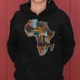 Black History African Tribal Pattern Women Hoodie