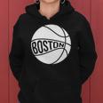 Boston Retro City Massachusetts State Basketball Women Hoodie